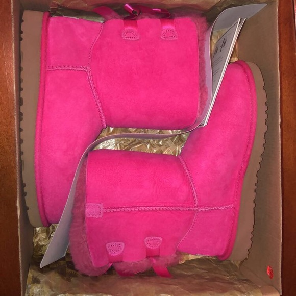 PINK Bailey Bow Ugg Boots
